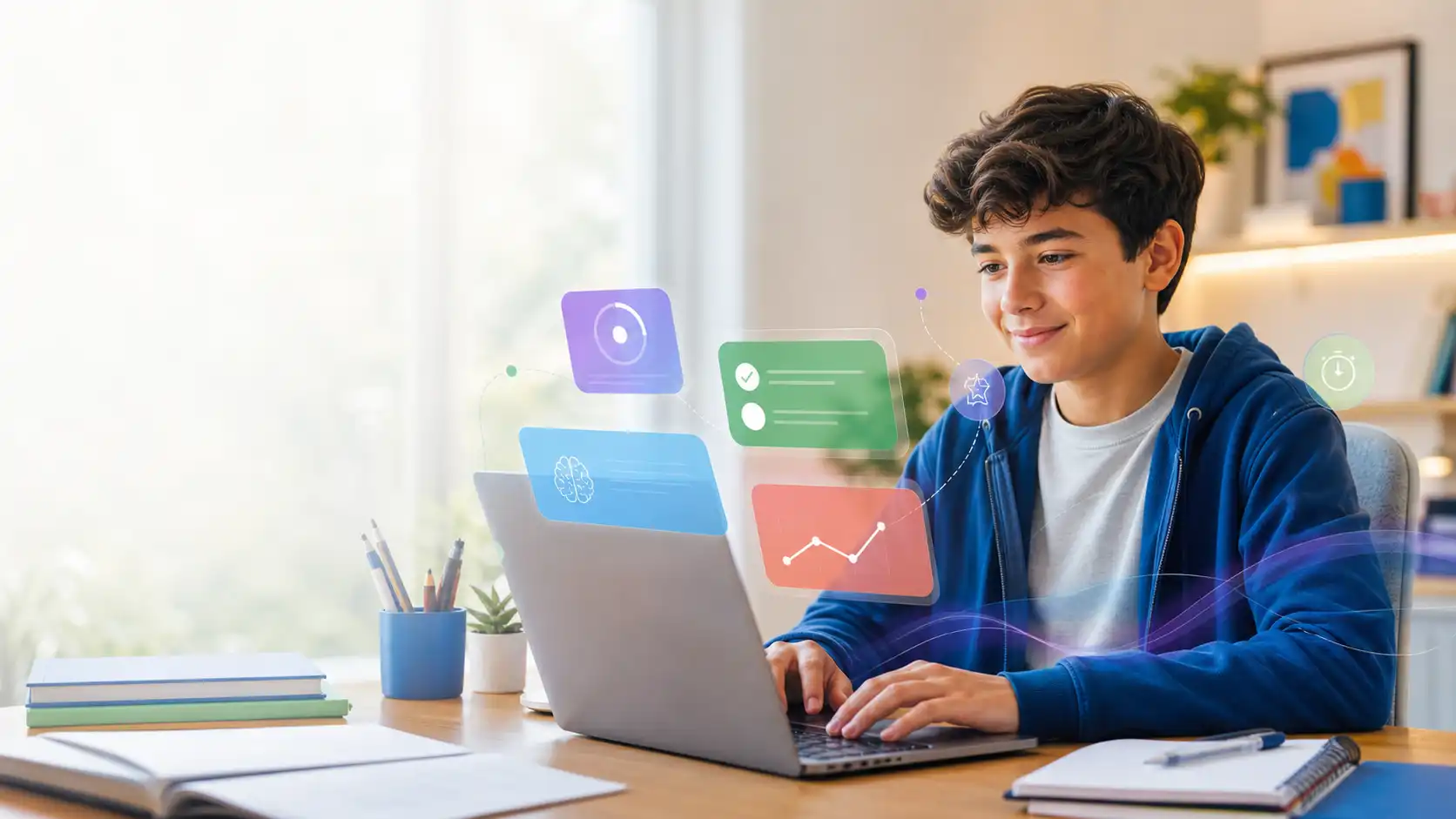 Student learning with digital coaching supports